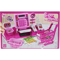 Касса 35х22х9см с аксессуарами, пластик (свет, звук) LT317153