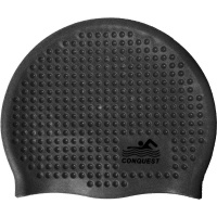 Шапочка для плавания 22см черная 2039-288