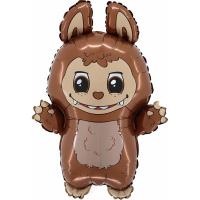 Шар воздушный 66см(26") Фигура "Плюшевый эльф коричневый" фольга 2507-ABRCV