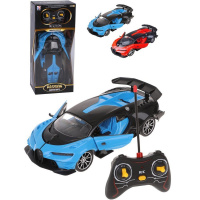 Машина р/у "Гонка" 23х10х6см с аккумулятором, пластик, 2 цвета 2332571/F18-7B