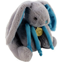Кролик 45см серый/бирюзовый AT365158