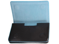 Чехол д/визиток кож. PP1263B2/N черн. 10*6см