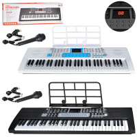 Синтезатор с микрофоном 75х22см 61 клавиша, пластик 2084170/BX-1695A