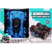 Машина р/у "Перевертыш" 16х15х6см пластик (свет, поворот 360 градусов) LT386623