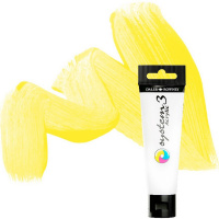Краска акриловая 59мл флуорисцентный желтый туба System 3 129059681