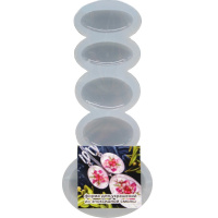 Молд силиконовый "Овалы" 135х145х15мм 5шт. МГ017