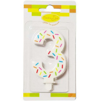 Свеча д/торта "Искры" 3, 7,5см 6078485