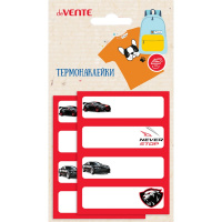 Наклейки-термо для информации 6х2см "Never Stop" 8шт 4 вида, тканевые 8004407