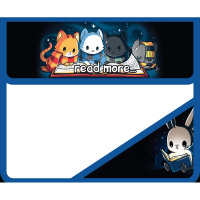 Папка на липучке А5 230х190х50мм "Ночные сказки" 2 отделения, с клапаном, пластик ПМ-А5-36