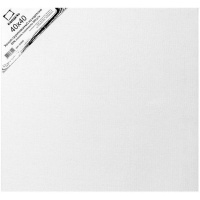 Холст на картоне, 40х40см 100% хлопок, мелкое зерно, 280г/м2 224040