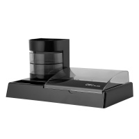 Подставка-органайзер 23,2х12,9х11,5см 9 отделений, пластик, черная E903