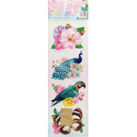 Наклейки интерьерные (8D) 48х14см 36 видов Y9252-19