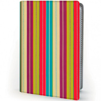 Визитница 28 визиток 7х10см "Полоски" пвх 2878-2