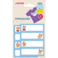 Наклейки-термо для информации 6х2см "Corgi" 8шт 4 вида, тканевые 8004405