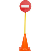 Стойка для дорожного знака 23,5х23,5х78см пластик У627 Стойка для дорожного знака 23,5х23,5х78см пластик У627