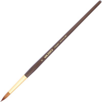 Кисть синтетика круглая №6 средняя ручка "Claude" 754006