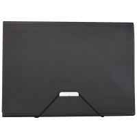 Папка на резинке 7 отделений "Start" А4 0,7мм пластик черный E5554