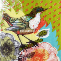 Набор салфеток для декупажа 33х33мм 20шт Птица Y6788-18