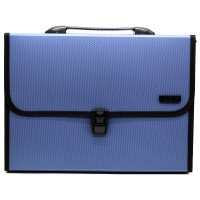 Портфель А4 12 отделений "Extend" полипропилен синий E5556