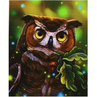 Алмазная мозаика 40х50см "Филин" полная выкладка ZS4751