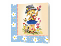 Салфетка 33х33мм 1шт Подружки трехслойная 1002679