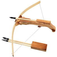 Арбалет со стрелами 49х20см (3шт) дерево Y3261-15