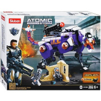 Конструктор "Космические войны" 382 детали 38х28,5х6см пластик (фигурка 28,3см) 38-1060