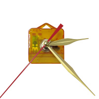 Часовой механизм со штоком 12мм со встроенной петлей с золотыми стрелками