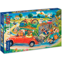 Пазлы 500 эл. "Premium. Ура! На дачу!" 48х33см 500ПЗ2_35341/091607