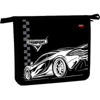 Папка на молнии А5 "Champion" 240х205х65мм 2 отделения пластик AMc_02025/090213