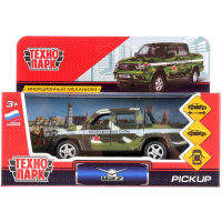Машина "UAZ Pickup Военный" хаки, инерционная, металл 12см (открывающиеся двери) PICKUP-MIL Машина "UAZ Pickup Военный" хаки, инерционная, металл 12см (открывающиеся двери) PICKUP-MIL