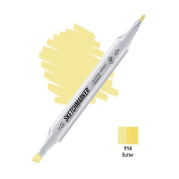 Маркер спиртовой двухсторонний "Sketchmarker" масло SM-Y14