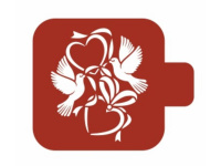 Трафарет пластиковый 9х9см с ручкой М9Ам-43