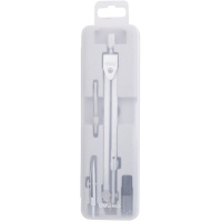 Готовальня 4 предмета (циркуль, рейсфедер+вставка, грифель) Е8603