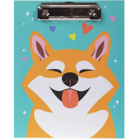 Планшет с зажимом А5 "Happy Dog" матовая ламинация Пп5л_075754/075754