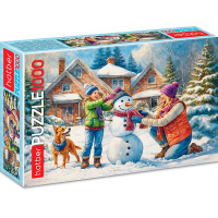 Пазлы 1000 эл. "Снеговичок" 68х48см 1000ПЗ2_35224/093281