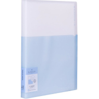 Папка 40 вкладышей А4 с карманом, полипропилен, синий 5076BLUE