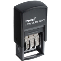 Датер автоматический банковский месяц цифрами, высота шрифта 3,8мм, разделитель точки 4810/82499