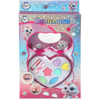 Косметика для девочек "Сердце" (тени для век, помада, аппликатор) 122896-HT-ML