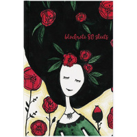 Бизнес-блокнот А5 80л "Акварельные сны" клетка глянцевая ламинация 7БЦ 3-80-072/20