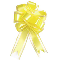 Бант - шар 5см диаметр 13см Матовый желтый Y7015-18