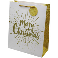 Пакет подарочный "Золотые рисунки" 26х32х12см 4 вида SK2372