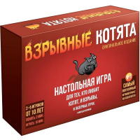 Игра настольная "Взрывные котята" 17х12см (56 карточек) 915083