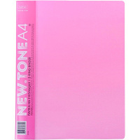 Папка на 2-х кольцах "NEWtone. Pastel Пион" А4 40мм пластик 0,70мм 2АВ4_05018/061969