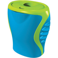 Точилка 1 отв. "Boogy" с контейнером, пластик, цвет ассорти 063311