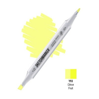 Маркер спиртовой двухсторонний "Sketchmarker" цитрус SM-Y93