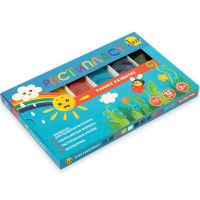 Пластилин 12 цветов 240гр. "Расти" растительный, картон LRP-0112