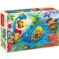 Пазлы 30 эл. "Приключения с Дино" 29х21см макси 30ПЗ4_32010/090097