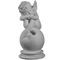 Ангел спящий на шаре 13х13х25см 80-802