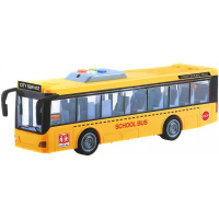 Автобус "Школьный" инерционный на батарейках, пластик 28х6,5х8,5см желтый (свет, звук) WY910A Автобус "Школьный" инерционный на батарейках, пластик 28х6,5х8,5см желтый (свет, звук) WY910A